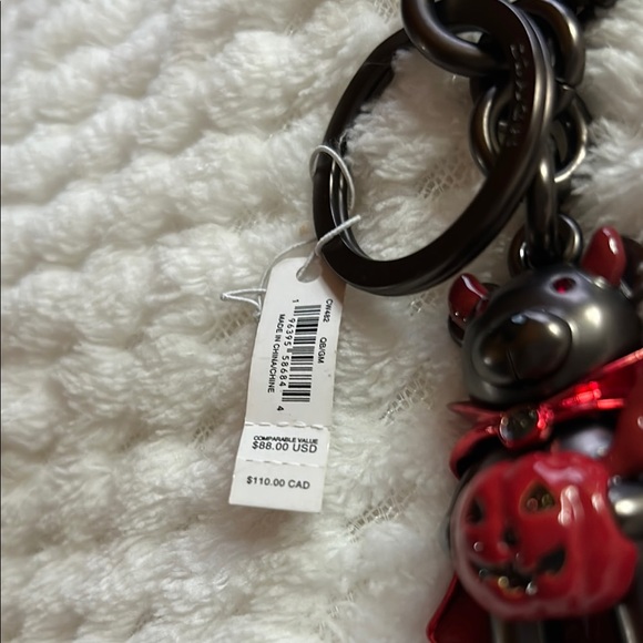 Coach Halloween Bear Keychain Bag charm - Picture 3 of 6